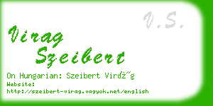 virag szeibert business card